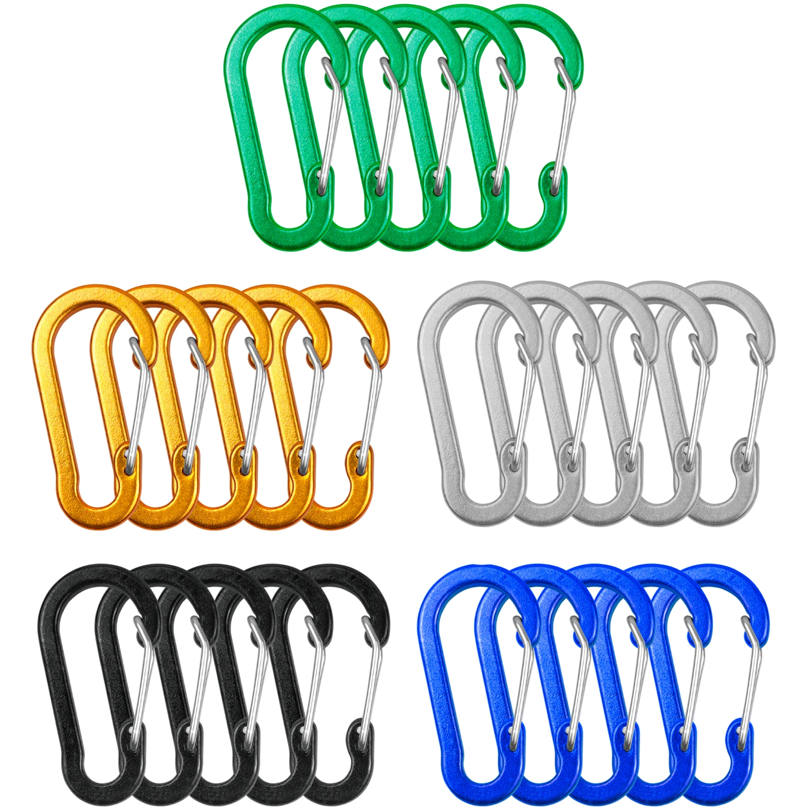 Keychain Multi Tool - 5/10/12pcs Moschettone Pinze Mini Portachiavi In