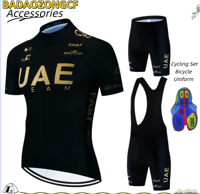 Men Accessories Uae - Set da Ciclismo per Uomo UAE,