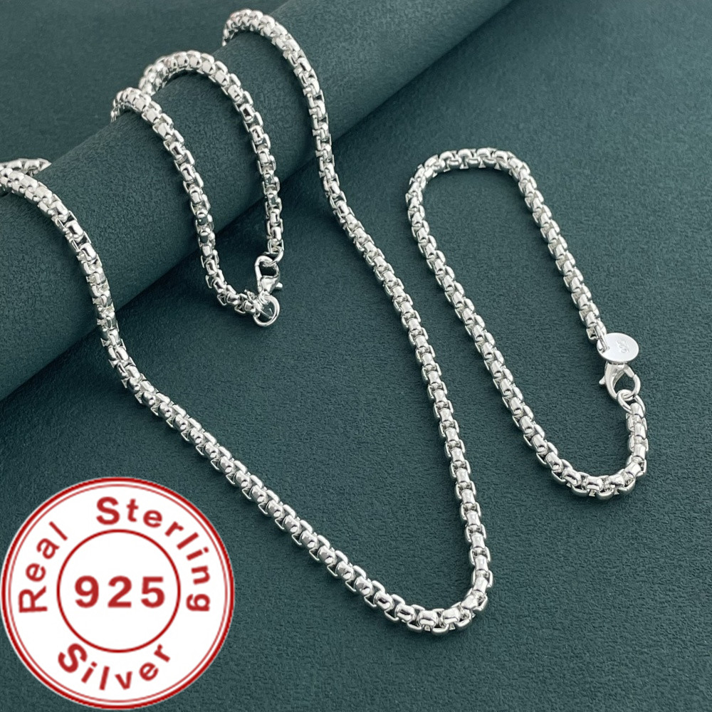 Men Accessories Chain And Bracelet - Set di gioielli con collana in