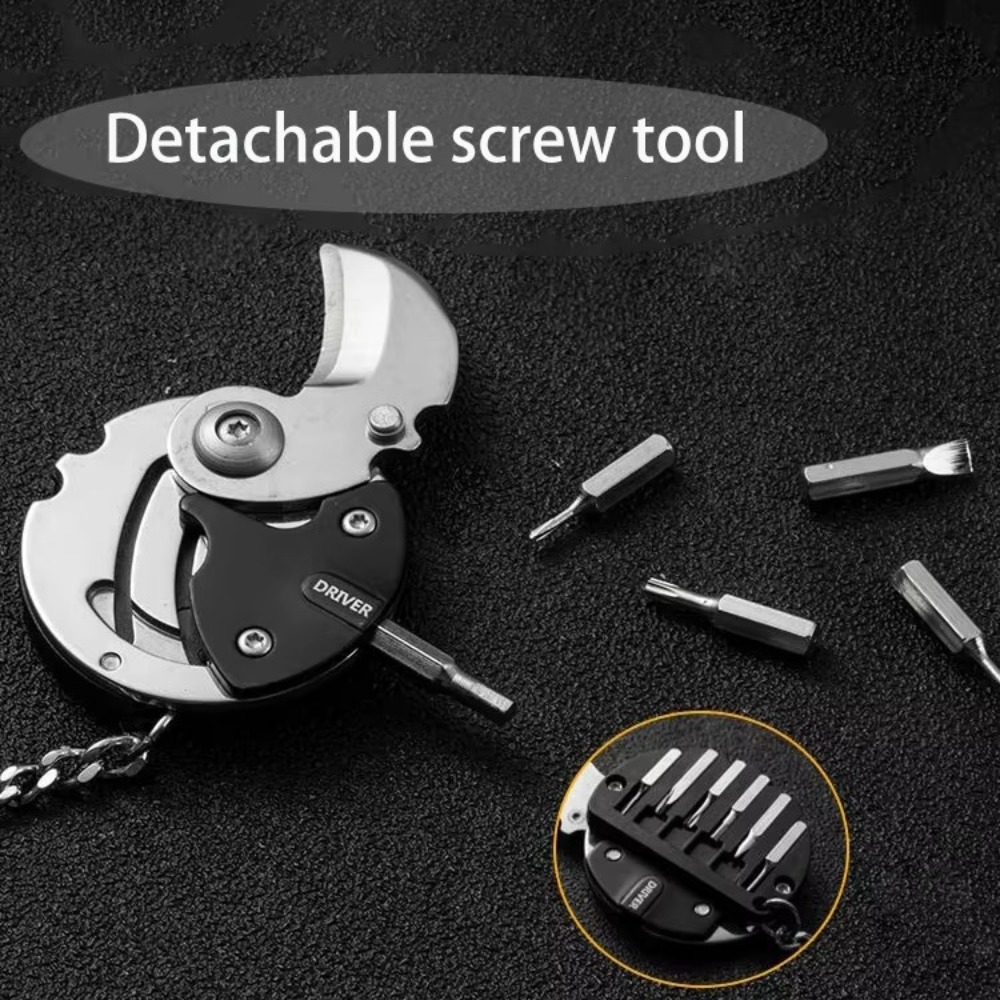Keychain Multi Tool - Nuovo mini portachiavi con testa in