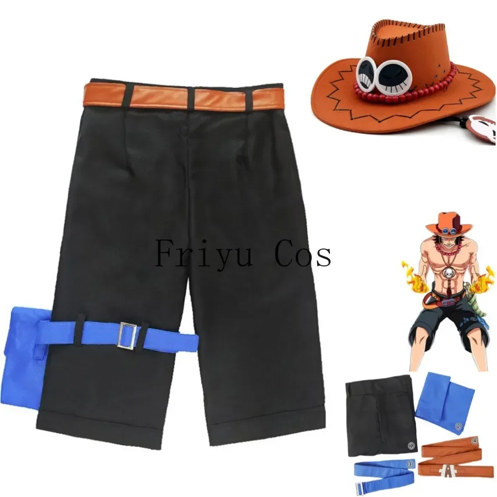 Men Accessories Korea - Anime Portgas·D· Ace Costume Cosplay Barba
