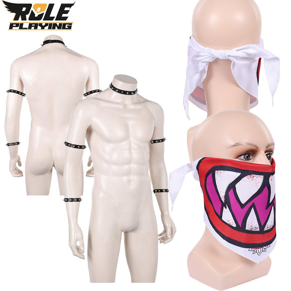 Men Accessories Jewellery - Sciarpa, Maschera, Braccialetto e Collare per