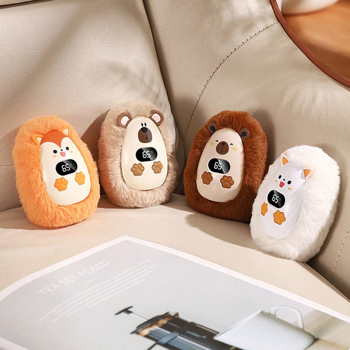 Men'S Accessories Essentials - Mini Scaldamani in Peluche per Animali