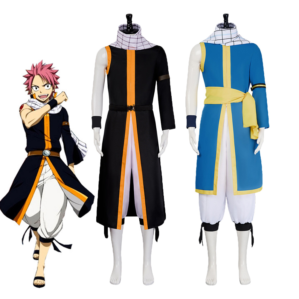 Men Accessories Korea - Costume cosplay Anime Natsu Cappotto lungo