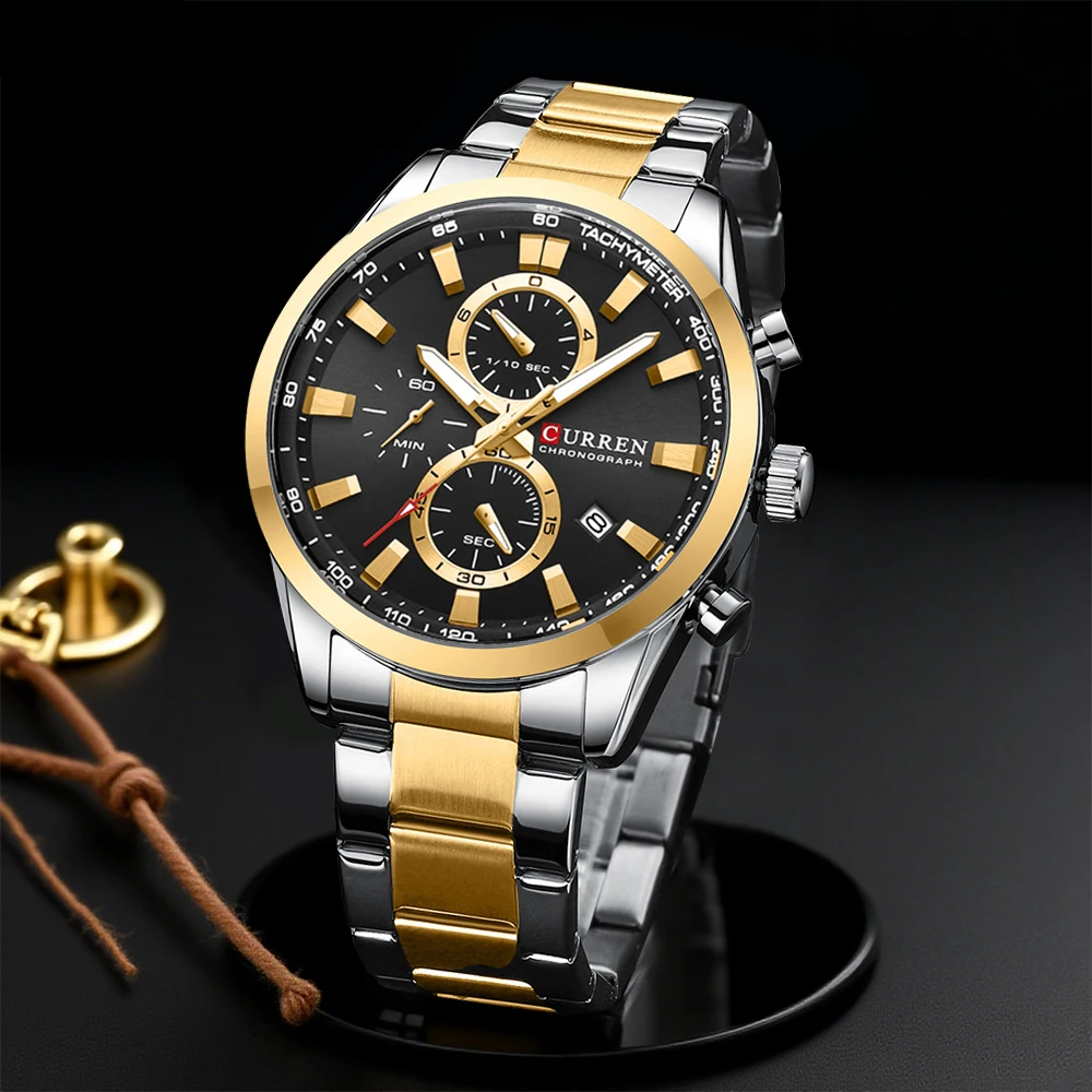 Men Accessories Jewellery - CURREN Casual Quarzo Crono Orologi sportivi