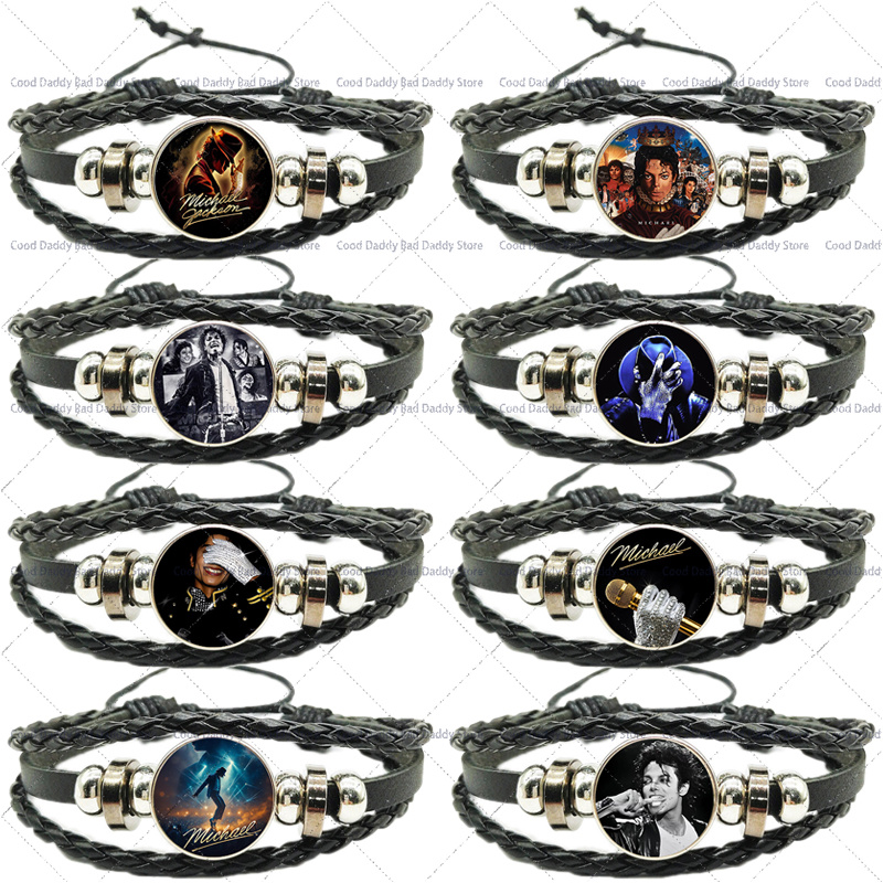 Men Accessories Jewellery - Braccialetto Intrecciato Michael Jackson per Uomo