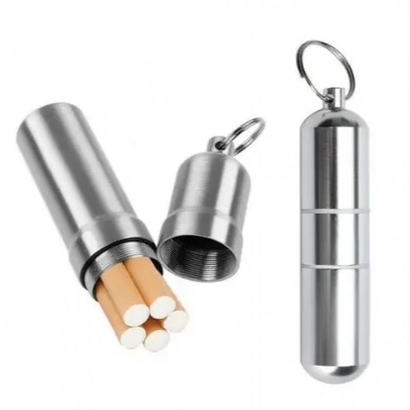 Men Accessories Gift Box - 1/2 Pezzi Portasigarette in Lega di