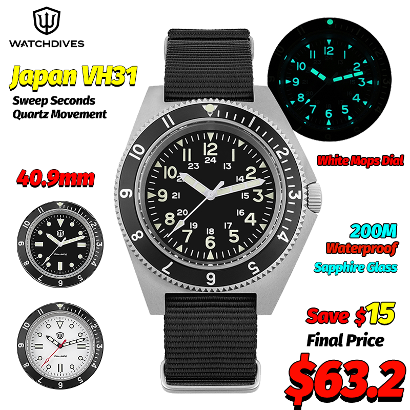 Men Accessories Jewellery - Watchdives WD1972 Orologio al quarzo Zaffiro