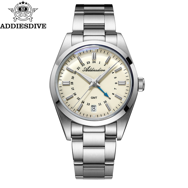 Men Accessories Jewellery - ADDIESDIVE Hot Brand 36mm Orologio GMT