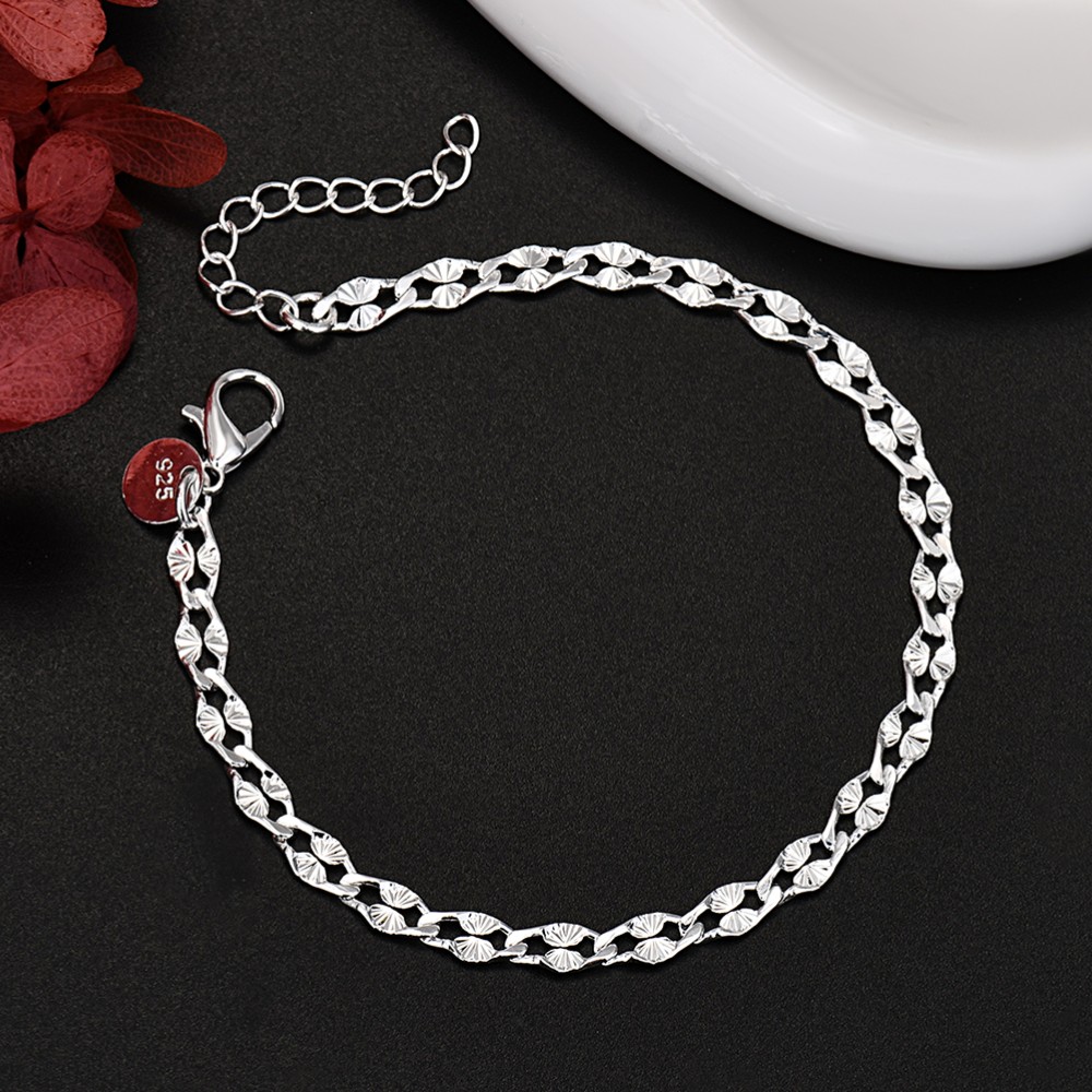 Men Accessories Chain And Bracelet - Braccialetti a catena da 4 mm