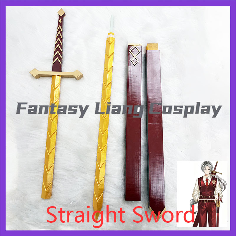 Men Accessories Korea - Spada Dritta con Fodero per Cosplay