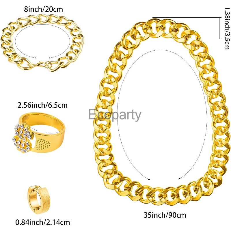 Set di accessori per costumi h - Men Accessories Chain And Bracelet recensione e prezzo
