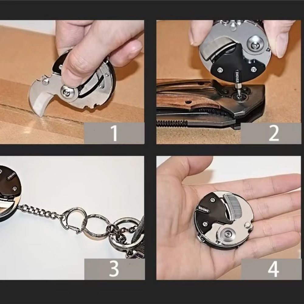 Nuovo mini portachiavi con tes - Keychain Multi Tool recensione e prezzo