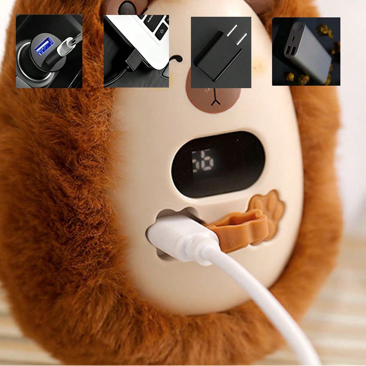 Mini Scaldamani in Peluche per - Men'S Accessories Essentials recensione e prezzo