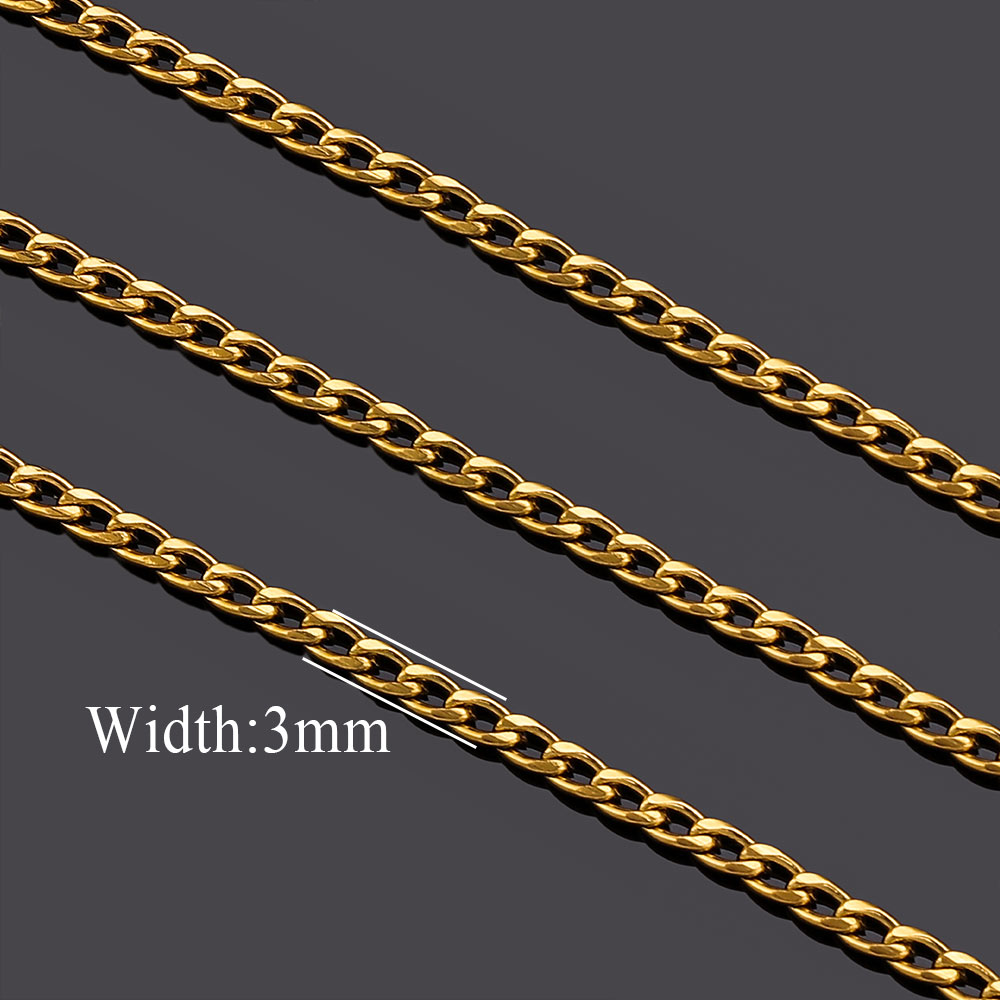 Catene Lunghe a Croce in Accia - Men Accessories Chain And Bracelet recensione e prezzo