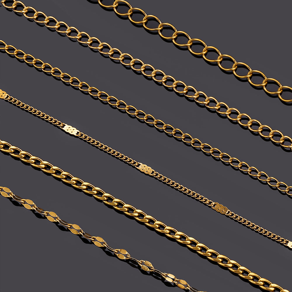 Catene Lunghe a Croce in Accia - Men Accessories Chain And Bracelet recensione e prezzo