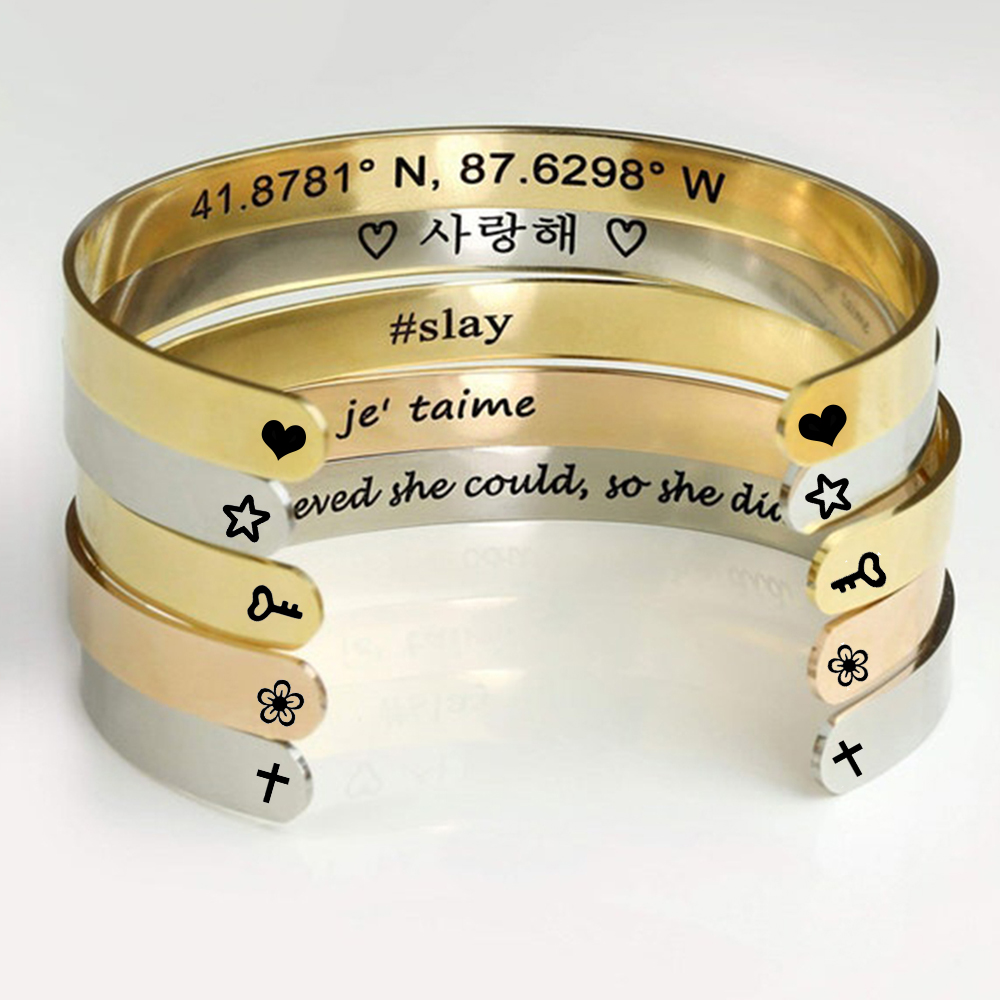 Bracciali Personalizzati con I - Men Accessories For Wrist recensione e prezzo