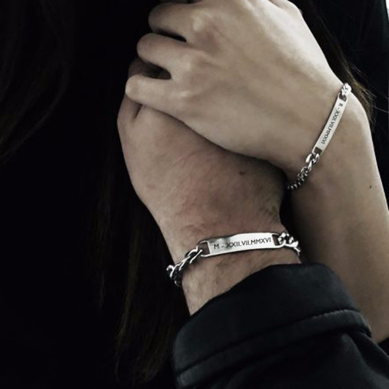 Targhetta Id Tag Bar bracciale - Men Accessories Chain And Bracelet recensione e prezzo