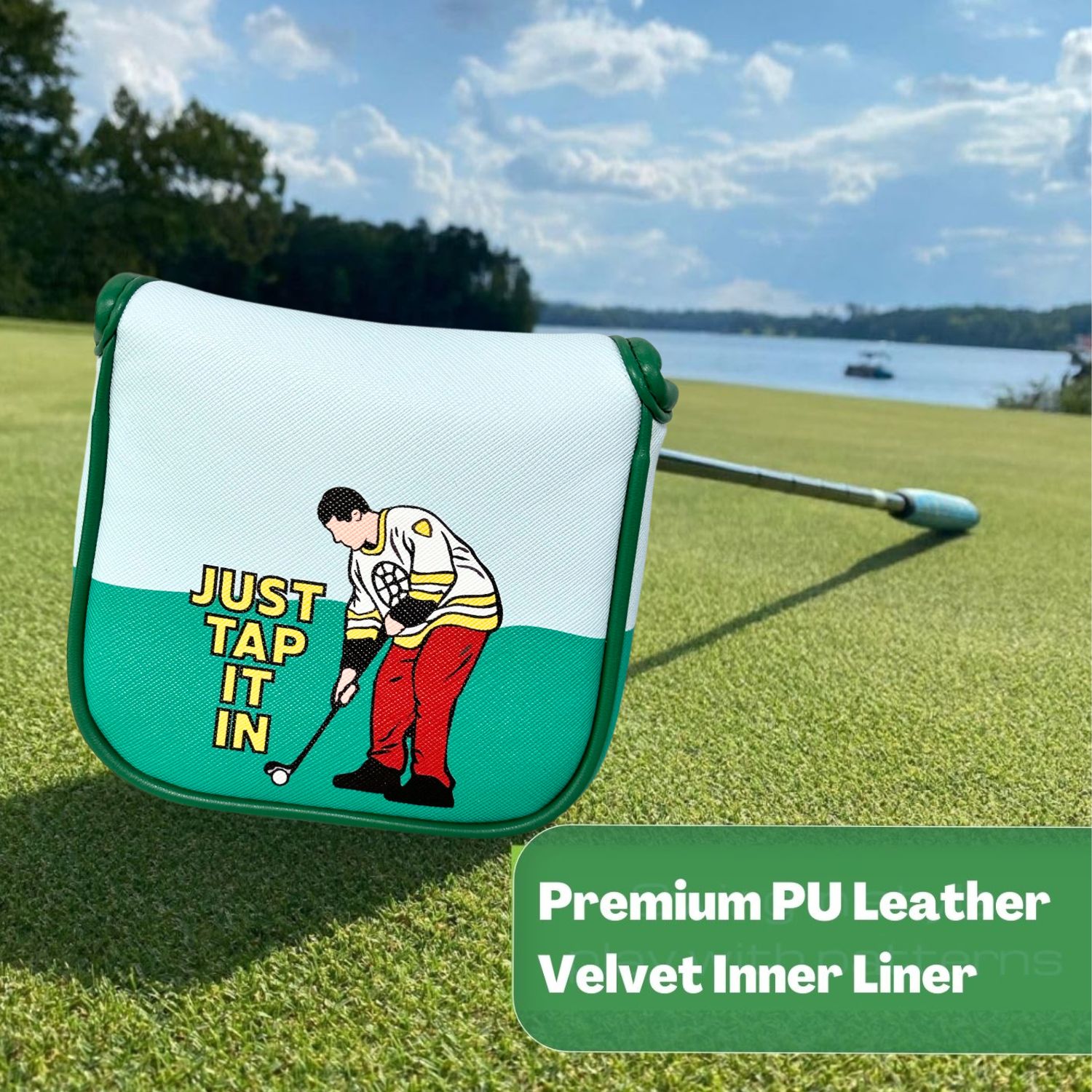Funny PU Leather Golf Putter C - Men'S Accessories Essentials recensione e prezzo