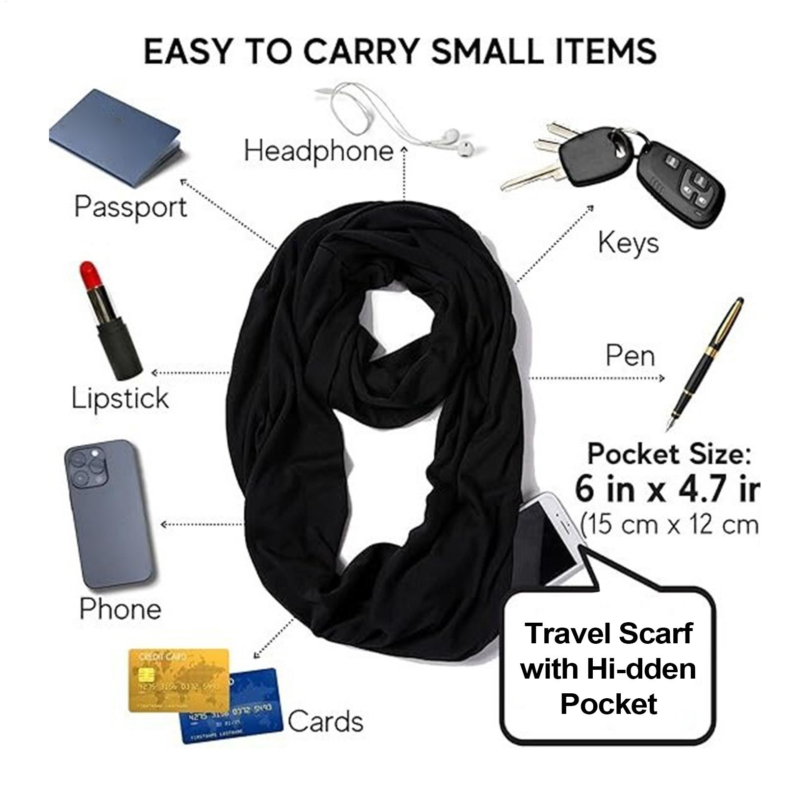 Sciarpa da viaggio con collo a - Men'S Vacation Accessories recensione e prezzo