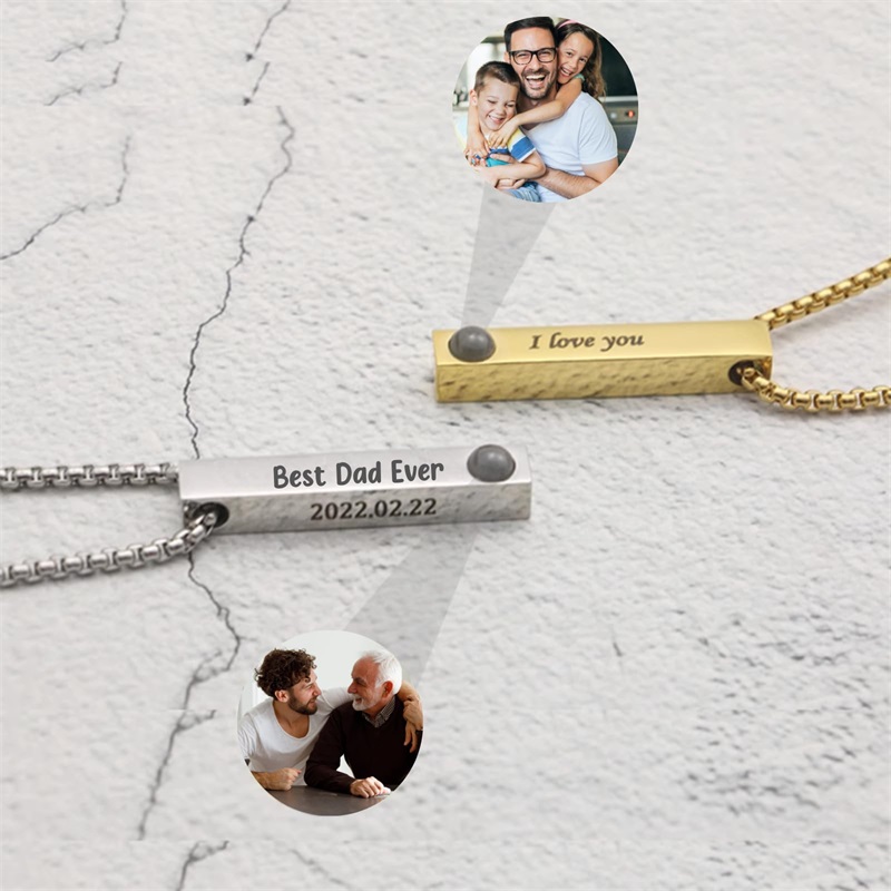 Collana con nome con immagine  - Men Accessories Gift Box recensione e prezzo